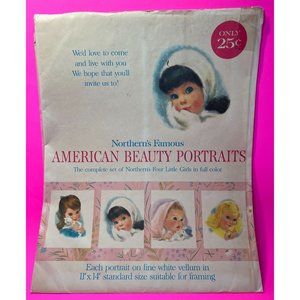 Northern Tissue 1961 Advertisement Campaign 4 Complete Set Pictures + Mag Ad